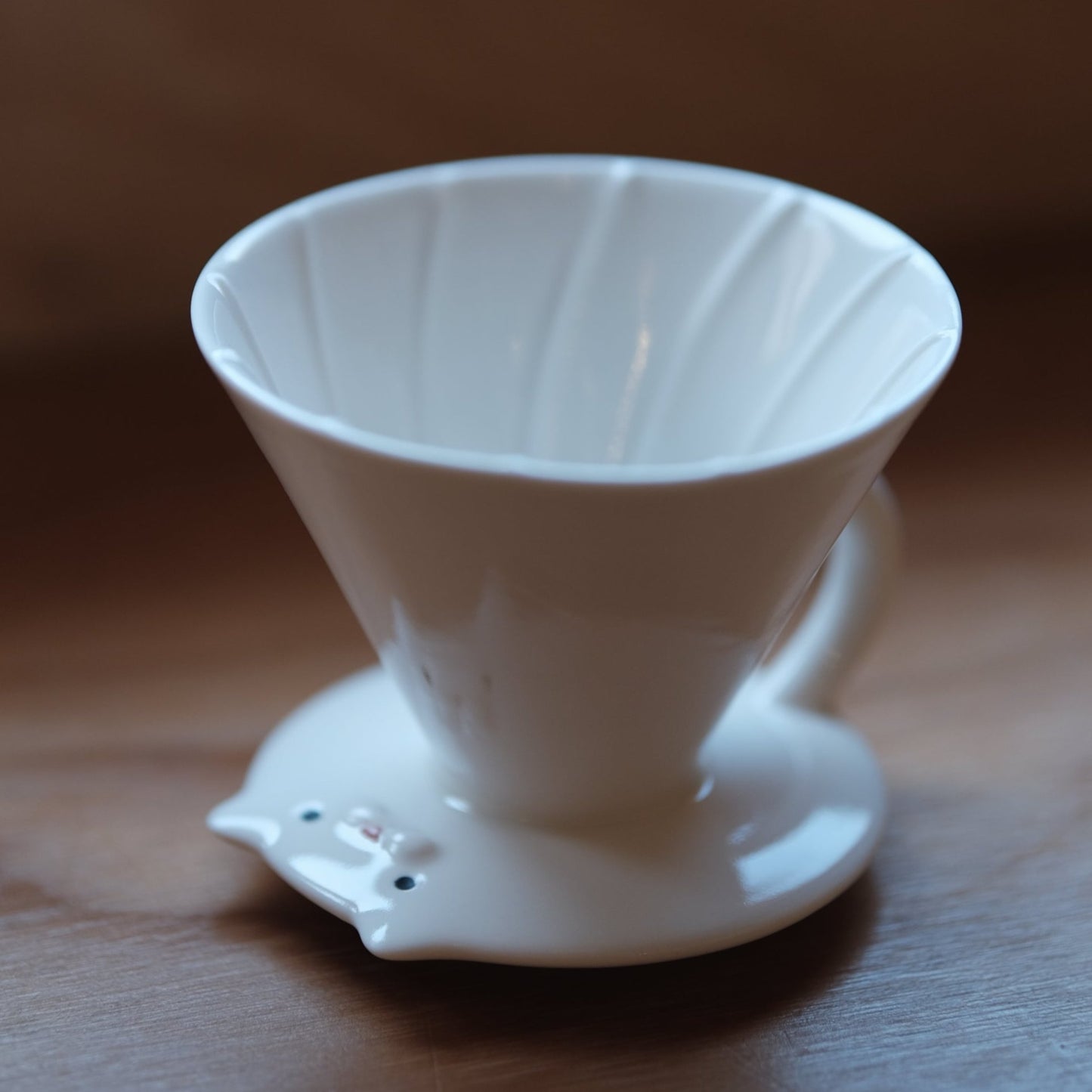 Cupclay | Meow Meow Coffee Dripper - White