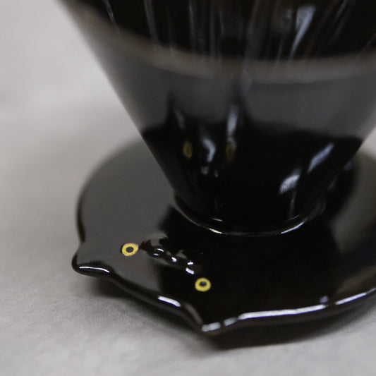 Cupclay | Meow Meow Coffee Dripper - Black