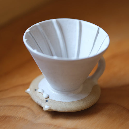 Cupclay | Meow Meow Coffee Dripper - Flecked