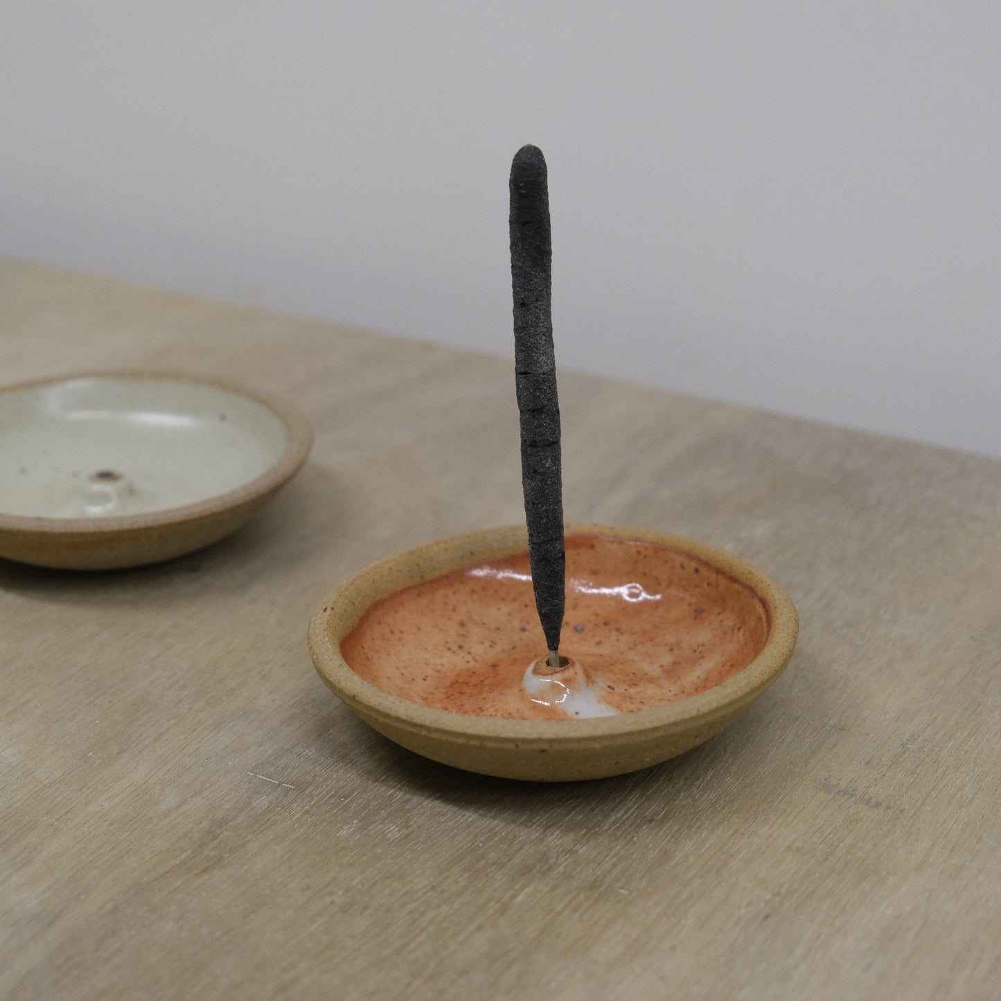 Incausa |  Stoneware Incense Holder (Shino)