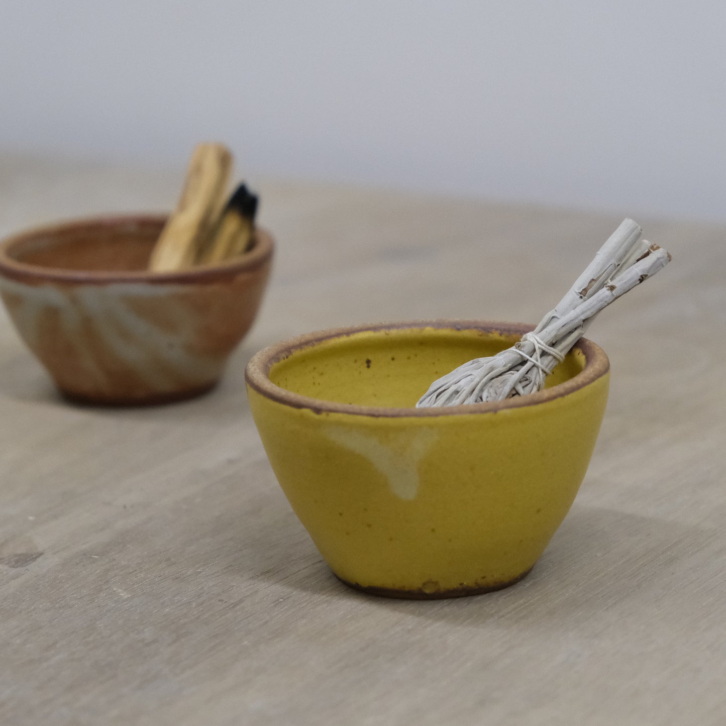 Incausa |  Stoneware Smudge Bowl (Woo Yellow)